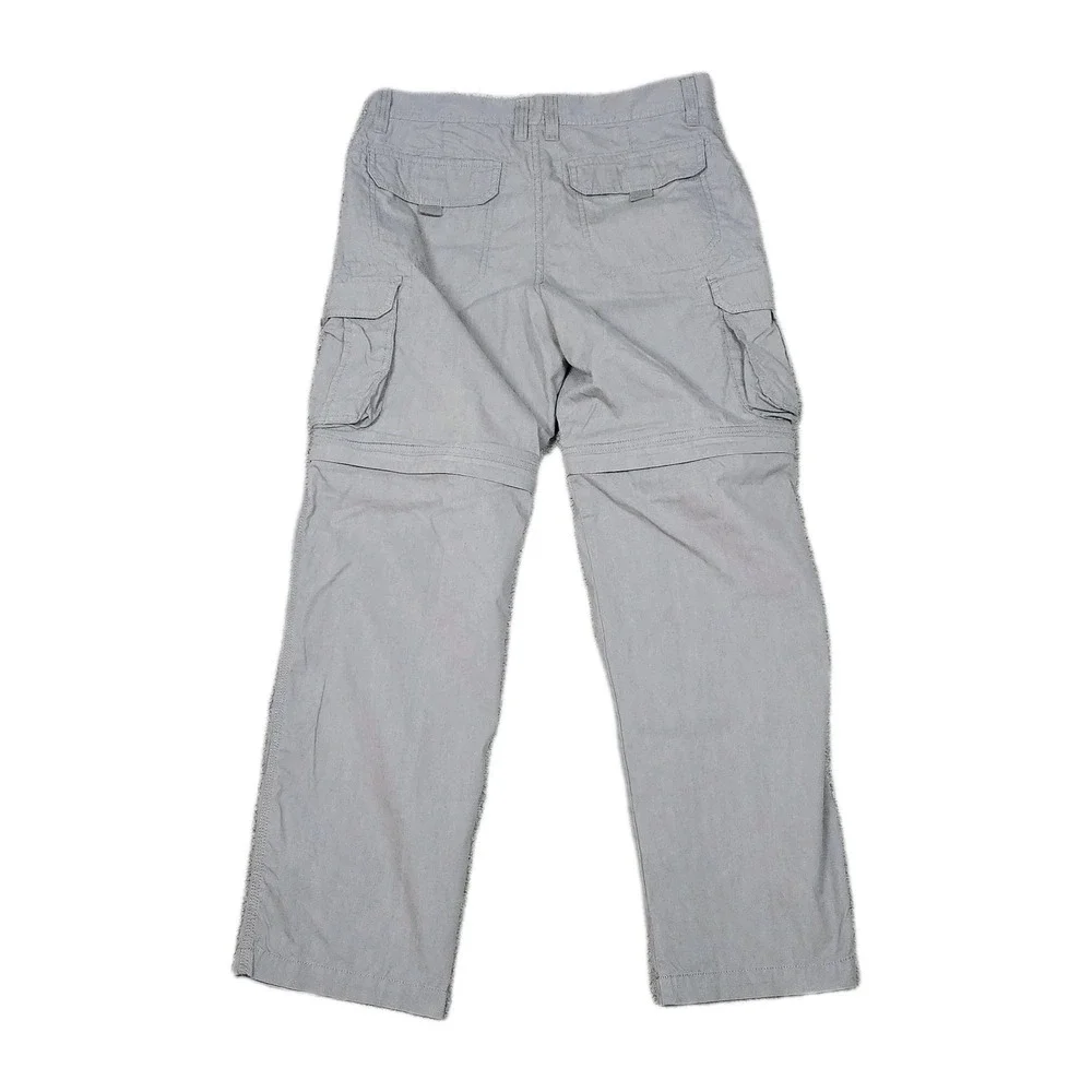 Sonoma Men's Convertible Cargo‎ Hiking Pants Zip Off Legs Gray Outdoor 32X32 - Picture 2 of 8